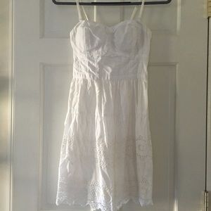 American Eagle White Eyelet Dress